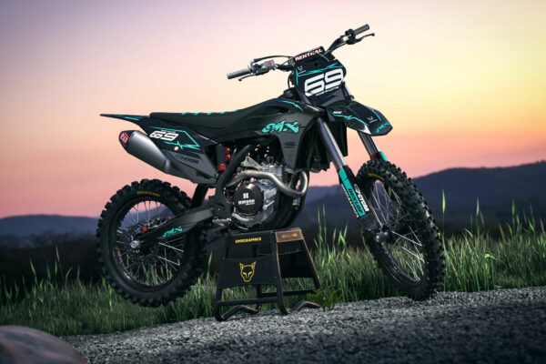 Kit déco motocross GasGas - Carbon Promo