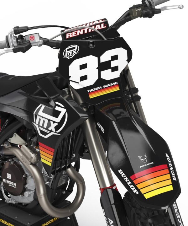 Kit déco motocross GasGas - Charge - Orange 2