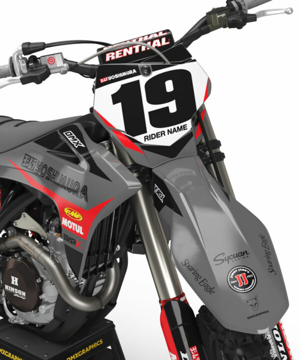 Kit déco motocross GasGas - Competition - Gris 2