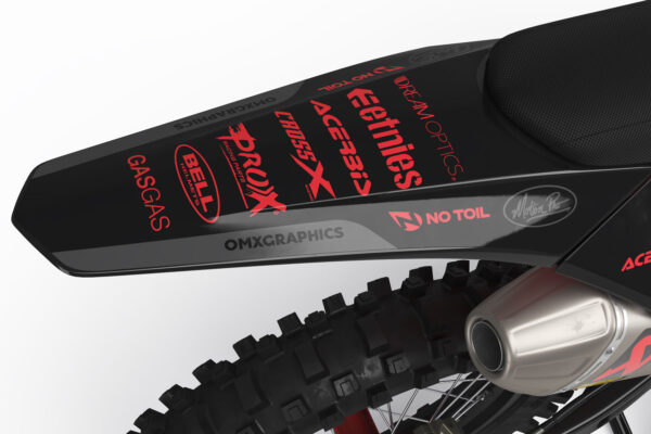 Kit déco motocross GasGas - Corsa - Noir 3