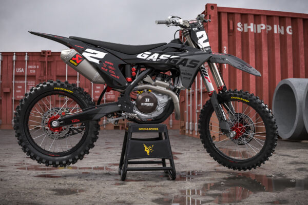 Kit déco motocross GasGas - Corsa - Noir Promo