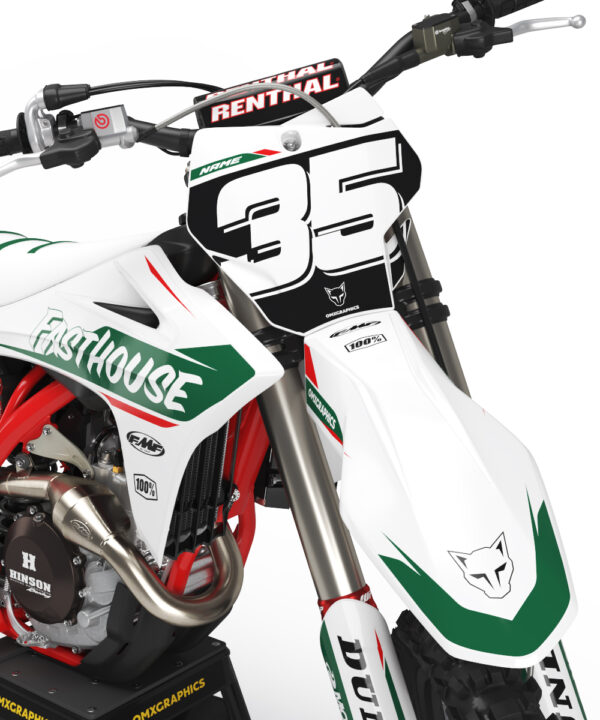 Kit déco motocross GasGas - Dagger - Blanc 2