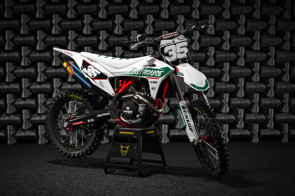 Kit déco motocross GasGas - Dagger - Blanc Promo