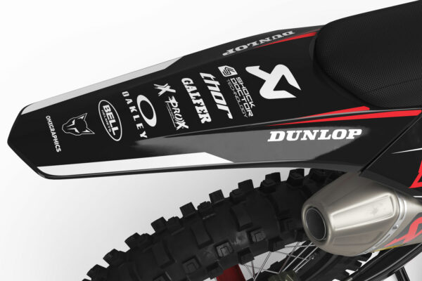 Kit déco motocross GasGas - Enigma - Rouge 3