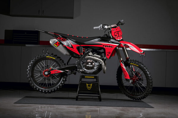 Kit déco motocross GasGas - Enigma - Rouge Promo