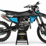 Kit déco motocross GasGas - Frost - Bleu