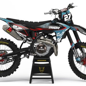 Kit déco motocross GasGas - Fury - Bleu