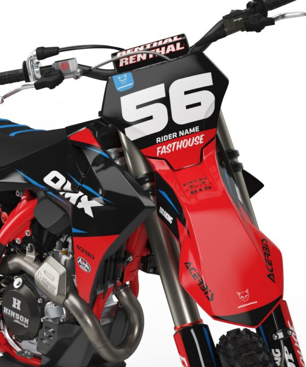 Kit déco motocross GasGas - Instinct - Rouge 2