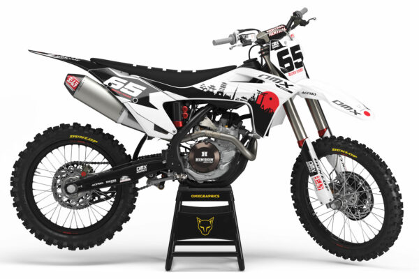 Kit déco motocross GasGas - Japan - Blanc