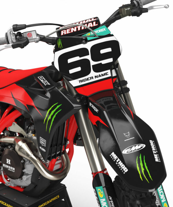 Kit déco motocross GasGas - Monster - Noir 2