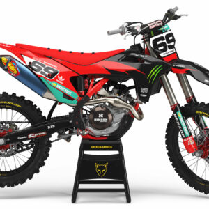 Kit déco motocross GasGas - Monster - Noir