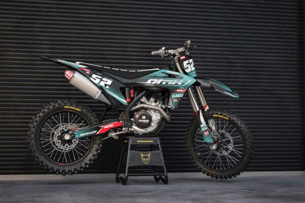 Kit déco motocross GasGas - Ominous - Bleu Promo