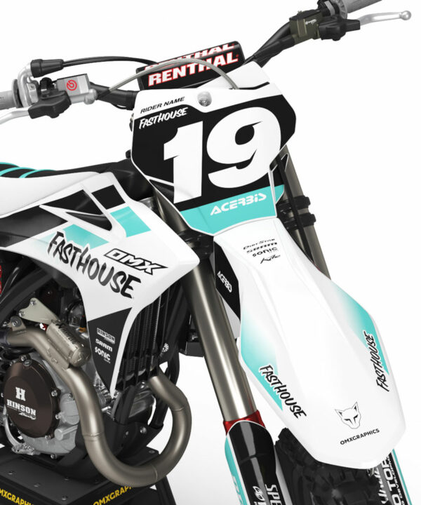 Kit déco motocross GasGas - Phantom - Blanc 2