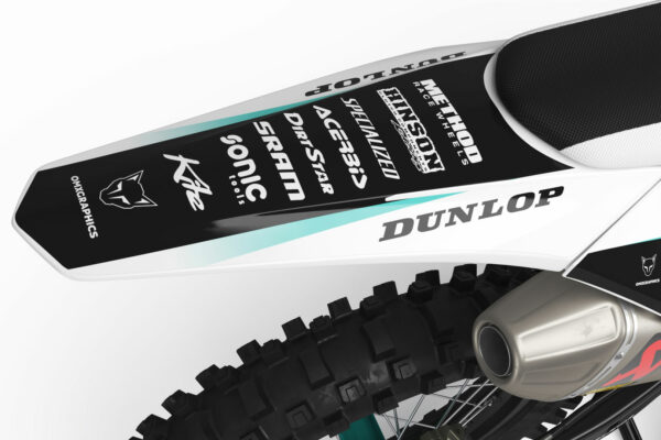 Kit déco motocross GasGas - Phantom - Blanc 3