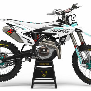 Kit déco motocross GasGas - Phantom - Blanc
