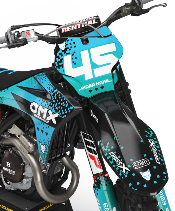Kit déco motocross GasGas - Pixel 2