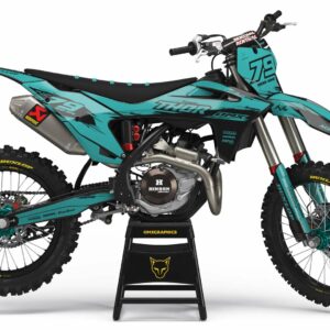 Kit déco motocross GasGas - Punch - Teal