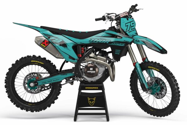 Kit déco motocross GasGas - Punch - Teal