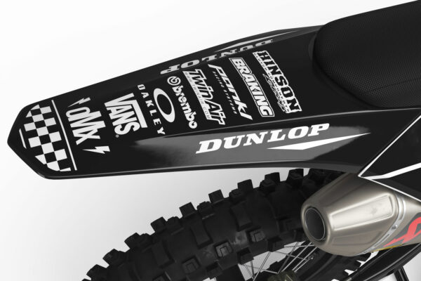 Kit déco motocross GasGas - Race - Blanc 3