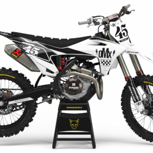 Kit déco motocross GasGas - Race - Blanc