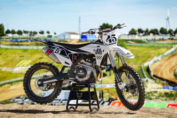 Kit déco motocross GasGas - Race - Blanc Promo