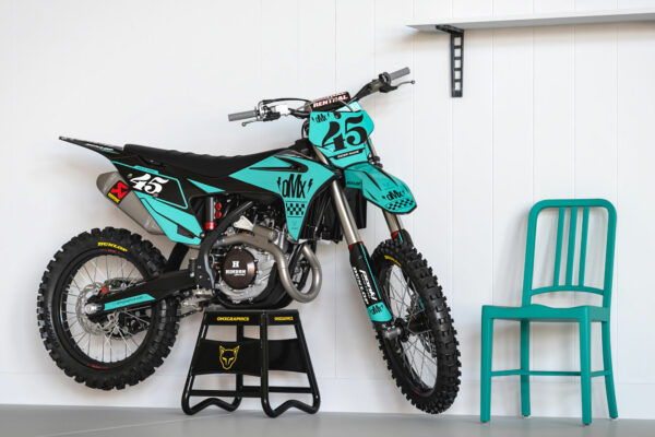 Kit déco motocross GasGas - Race - Bleu Promo