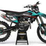 Kit déco motocross GasGas - Reckless - Bleu