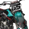 Kit déco motocross GasGas - Reckless - Bleu 2