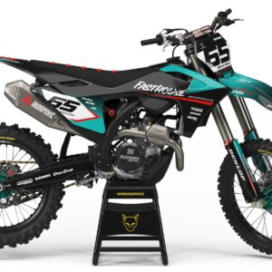 Kit déco motocross GasGas - Reckless - Bleu