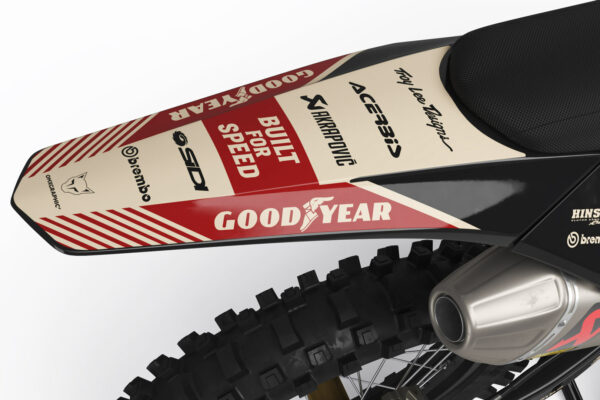 Kit déco motocross GasGas - Redline - Retro Beige 3