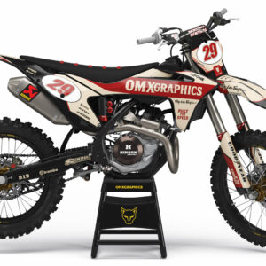 Kit déco motocross GasGas - Redline - Retro Beige