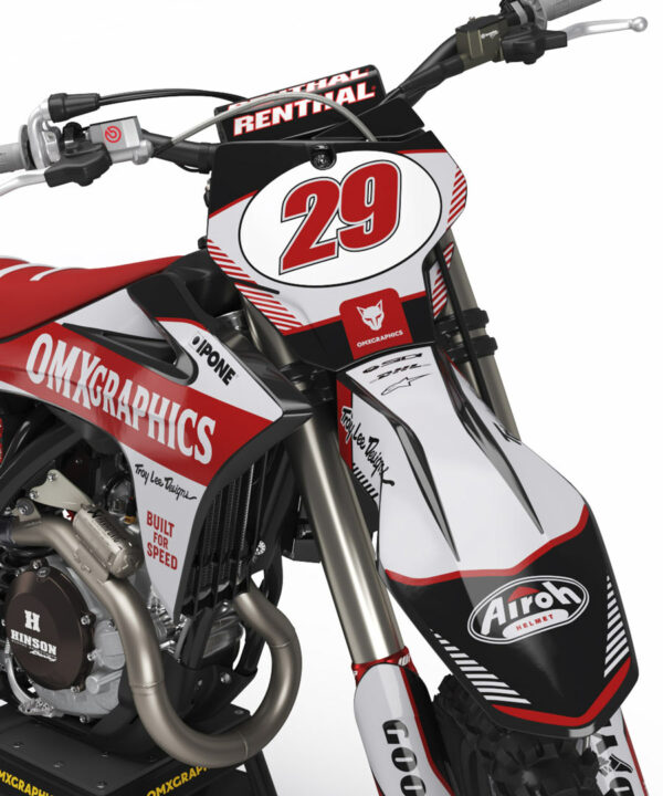 Kit déco motocross GasGas - Redline - Retro Gris 2
