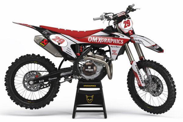 Kit déco motocross GasGas - Redline - Retro Gris