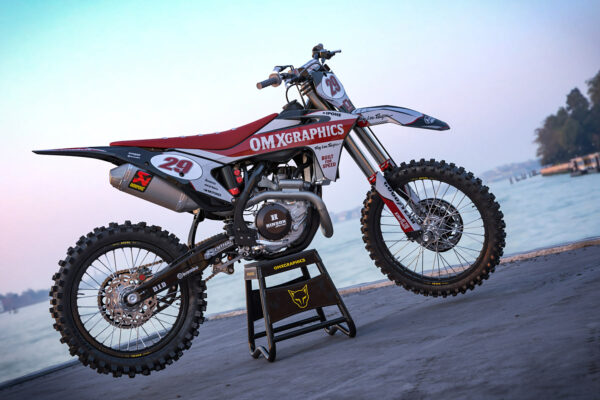 Kit déco motocross GasGas - Redline - Retro Gris Promo