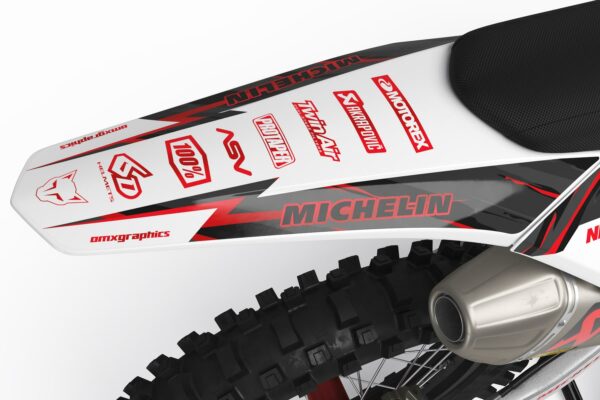 Kit déco motocross GasGas - Rhyme - Blanc 3