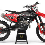 Kit déco motocross GasGas - Ripcore - Rouge