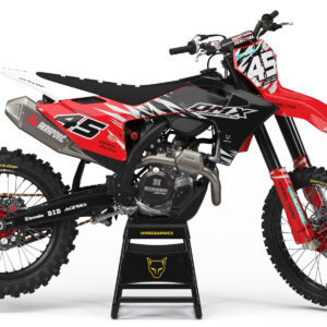 Kit déco motocross GasGas - Ripcore - Rouge