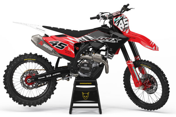 Kit déco motocross GasGas - Ripcore - Rouge