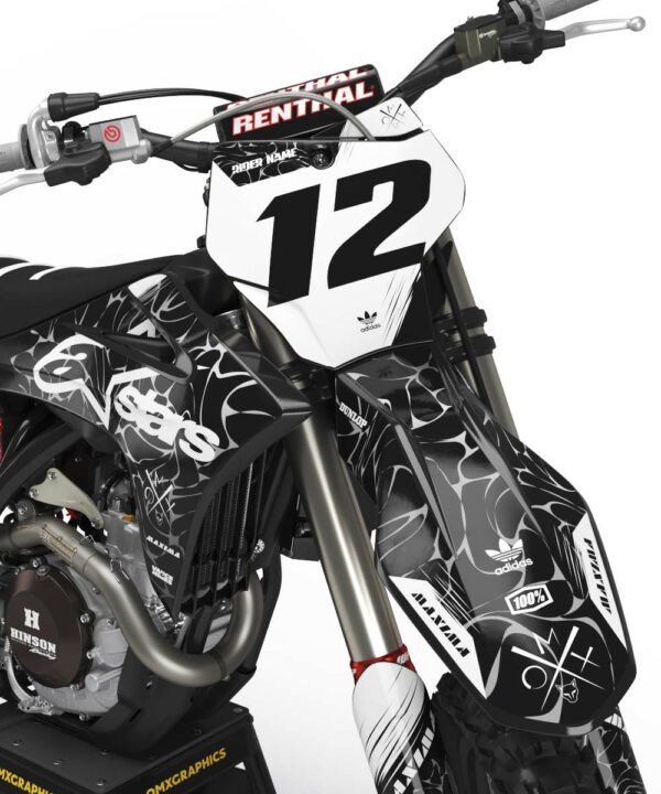 Kit déco motocross GasGas - Rival - Blanc 2