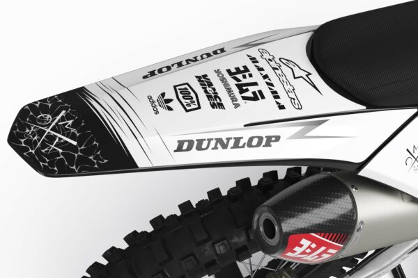 Kit déco motocross GasGas - Rival - Blanc 3