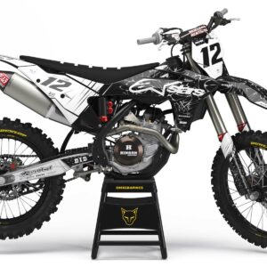 Kit déco motocross GasGas - Rival - Blanc