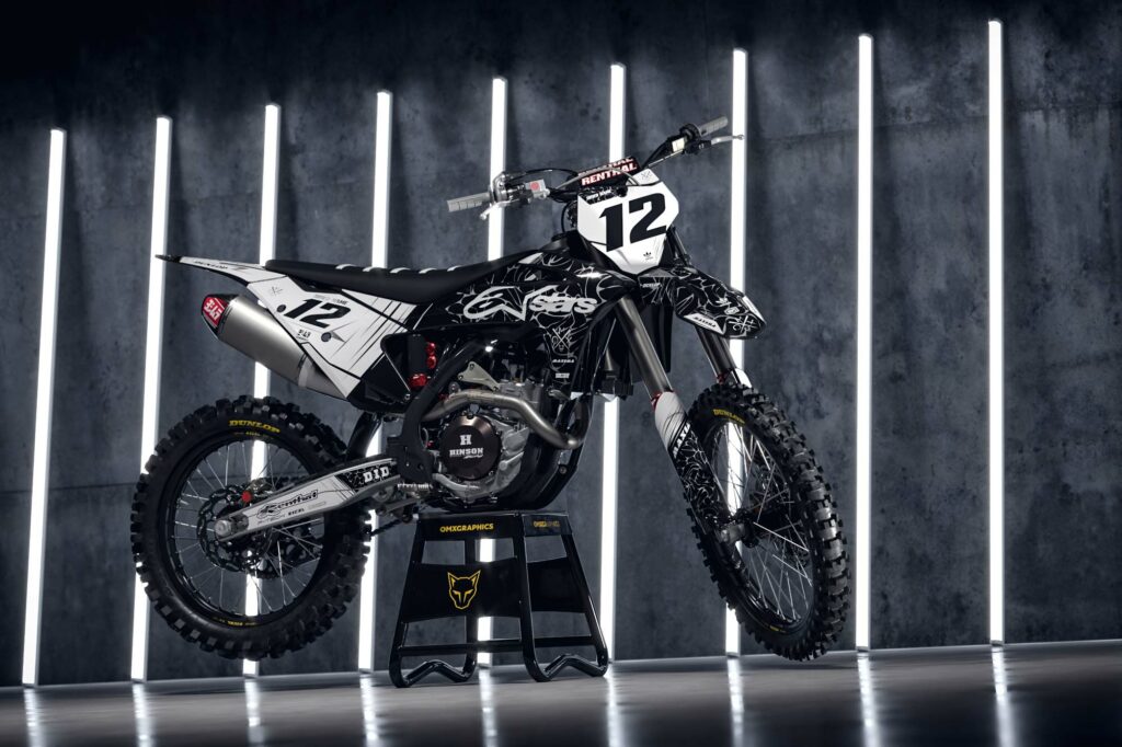 Kit déco motocross GasGas - Rival - Blanc Promo