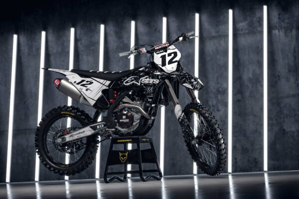 Kit déco motocross GasGas - Rival - Blanc Promo