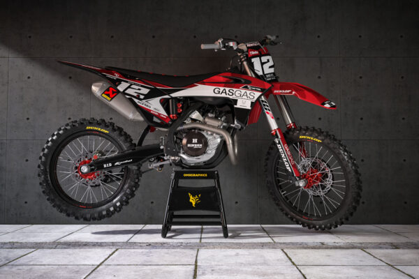 Kit déco motocross GasGas - Shade - Rouge Promo