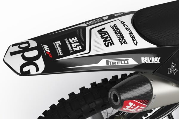 Kit déco motocross GasGas - Sleek - Blanc 3