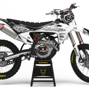 Kit déco motocross GasGas - Sleek - Blanc