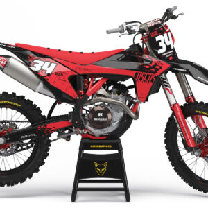 Kit déco motocross GasGas - Smash - Rouge