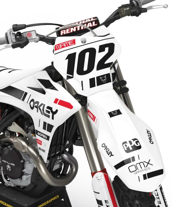 Kit déco motocross GasGas - Split - Blanc 2