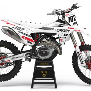 Kit déco motocross GasGas - Split - Blanc