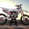 Kit déco motocross GasGas - Split - Blanc Promo